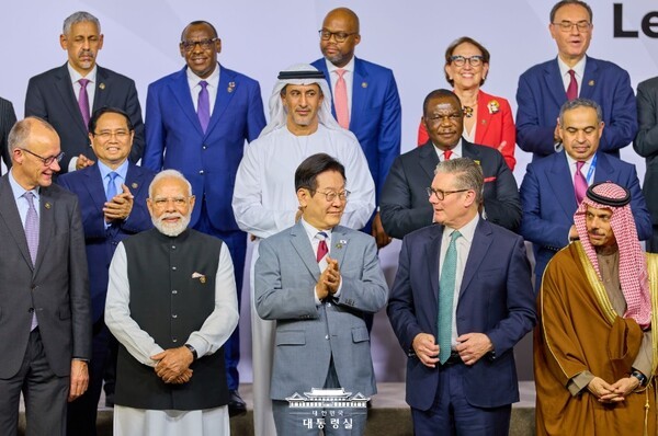 아프리카 대륙에서 처음 열린 남아공 G20 정상회의에 참석한 이재명 대통령[출처=대통령실]