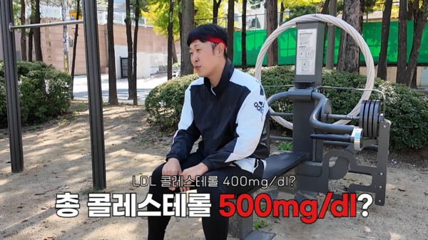 윤석민 해설위원의 유튜브채널 '사이버 윤석민' 中 콜레스테롤 관련 내용