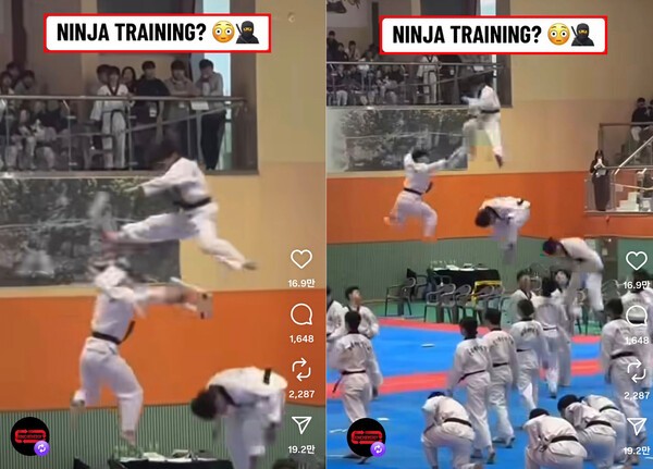 TSN 공식 인스타그램 캡처 화면.